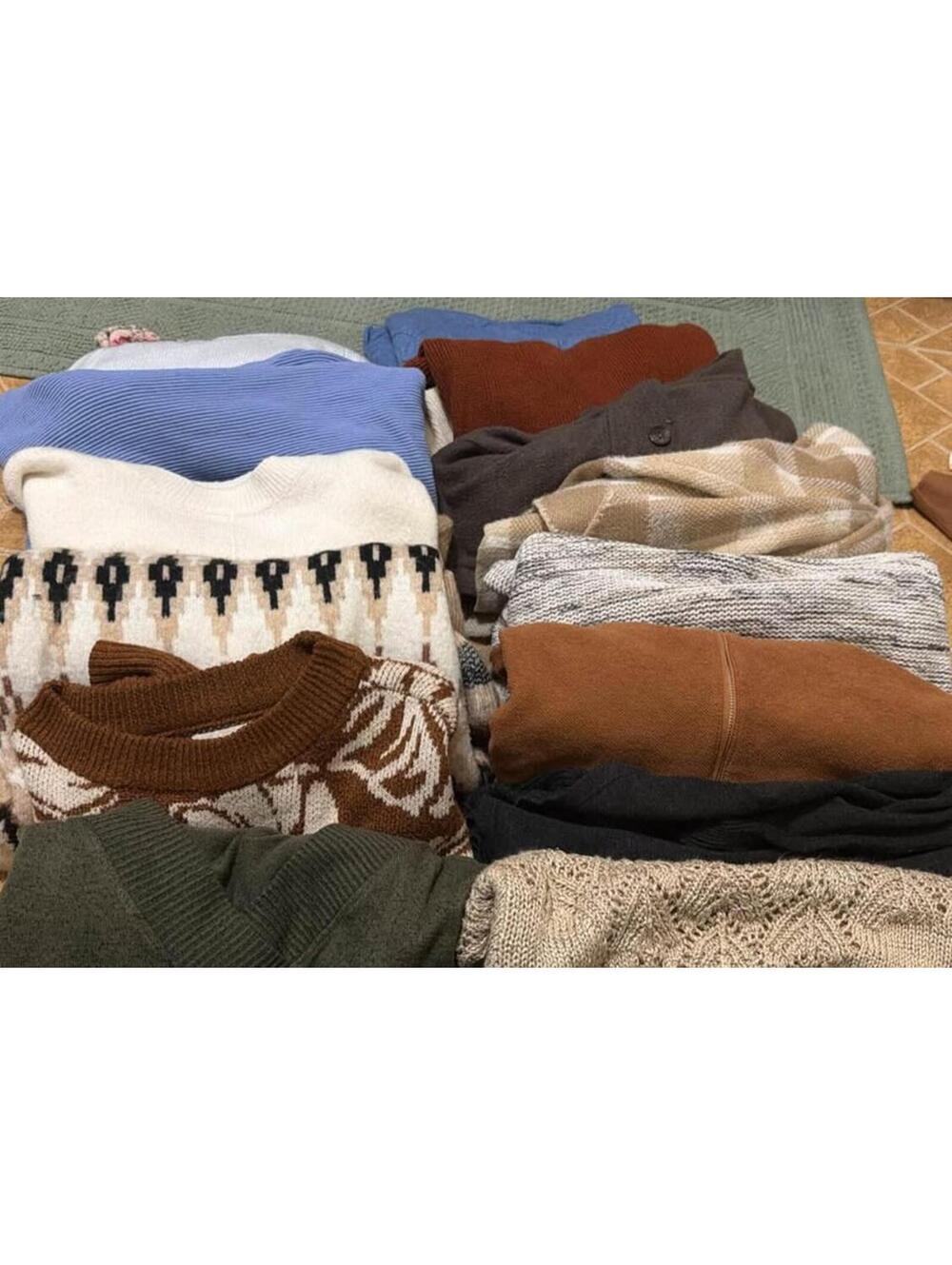 Womens Sweater Bundle of 15 Size Large